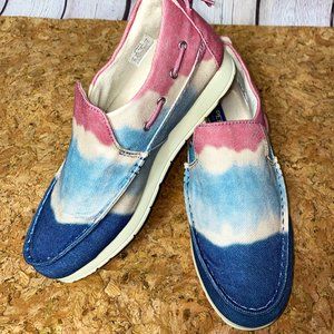 Sperry Blue and Pink Tie Dye